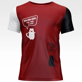 Прикольные футболки: Коты добро и зло